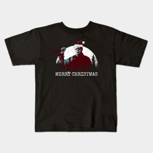 michael myers merry christmas 2021 Kids T-Shirt